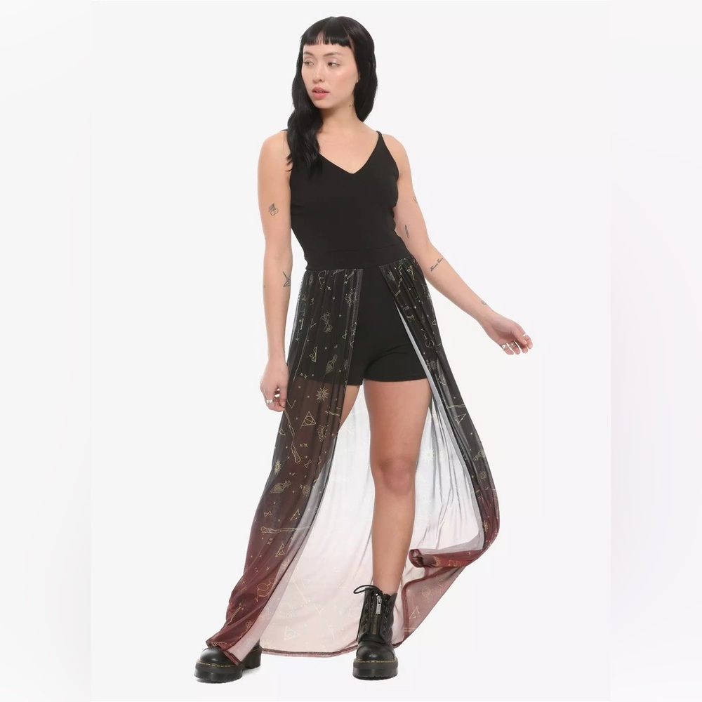 Her Universe Harry Potter Symbols Chiffon Duster Romper